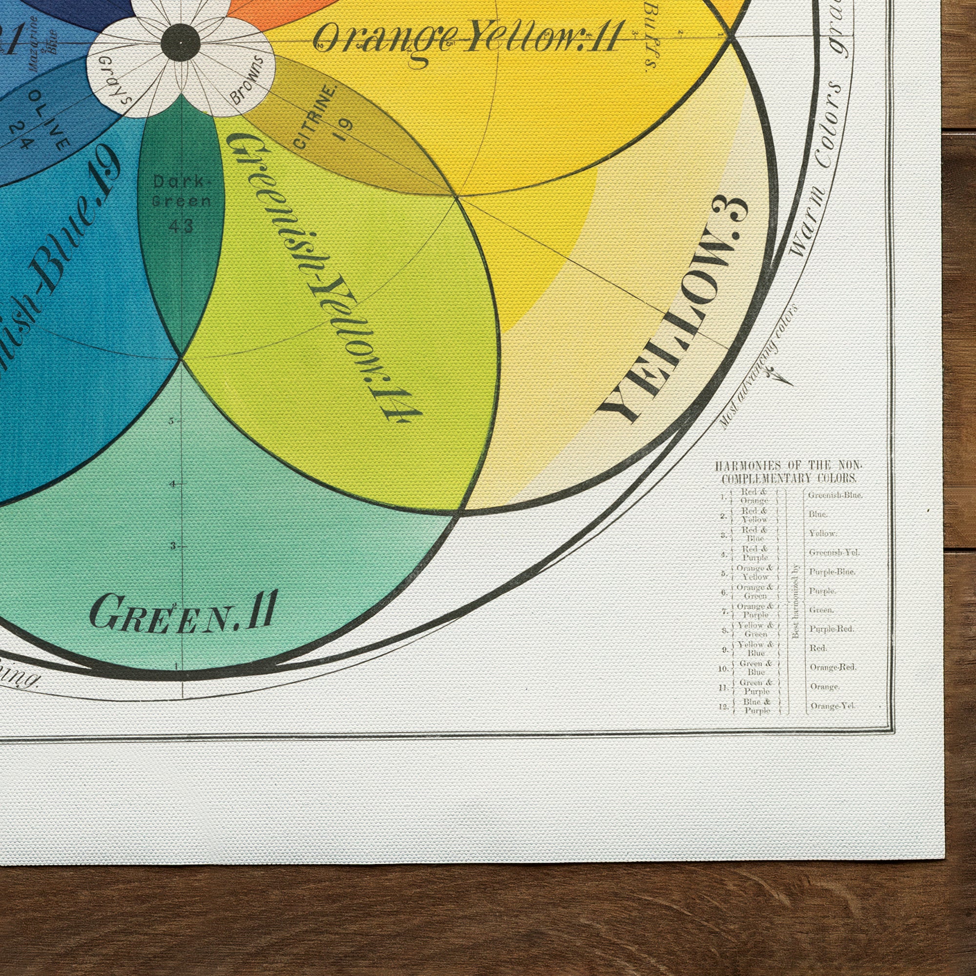 Farbspektrum School Family Chart (undatiert)