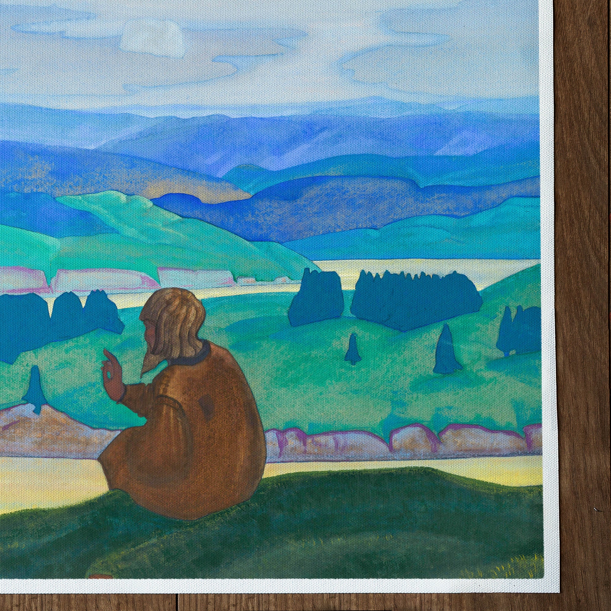 Procopius The Righteous Praying For Unknown Travellers (1914)
