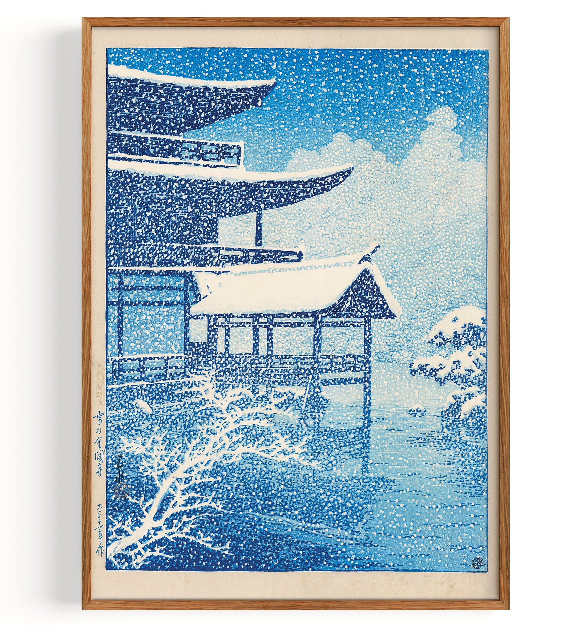 Kinkaku-ji in Snow (1922)