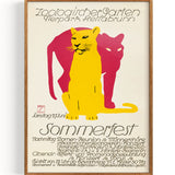 Zoologischer Garten Sommerfest Plakat (1914)