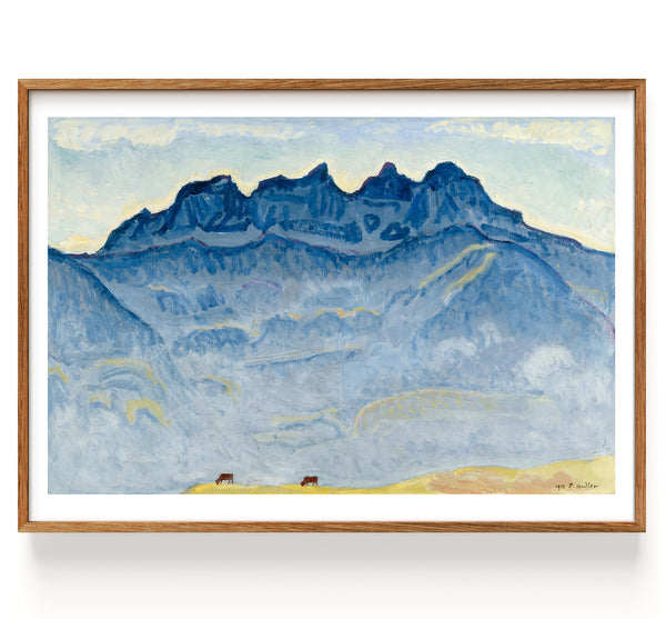 Die Dents du Midi von Champéry (1916)