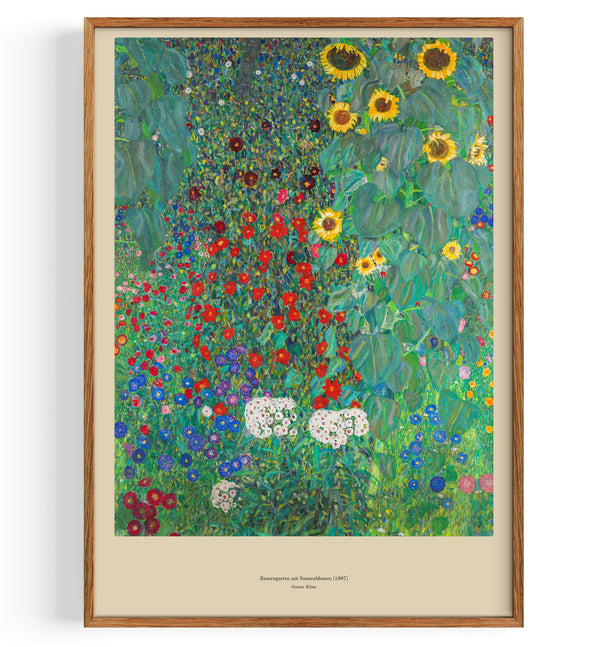 Bauerngarten mit Sonnenblumen (1907)