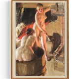 Women bathing in the sauna (1860-1920)