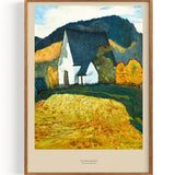 Vy mot Lidens gamla kyrka (1866-1938)