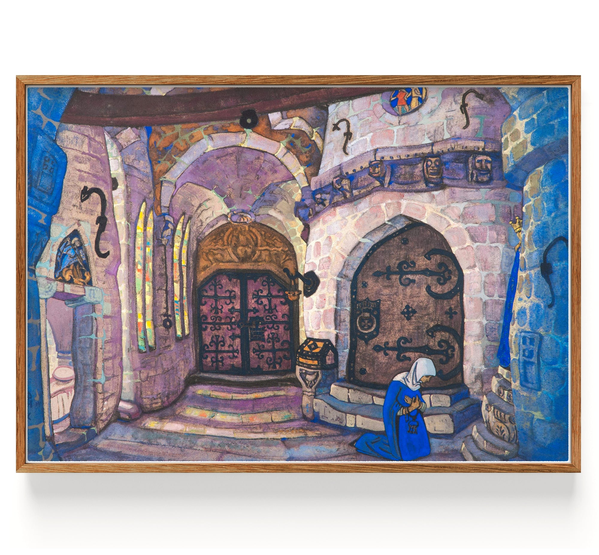 In The Convent Set Design For The Production Of Alexei Davidov’s Opera Sister Beatrice (1914)